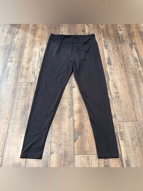 LuLaRoe Solid Black Leggings Women's Size TC Tall & Curvy